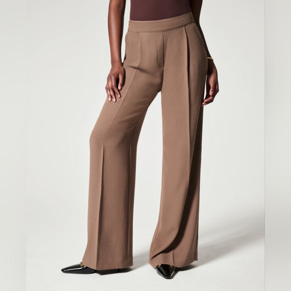 SPANX Carefree Crepe Pleated Trouser XL - Picture 2 of 5